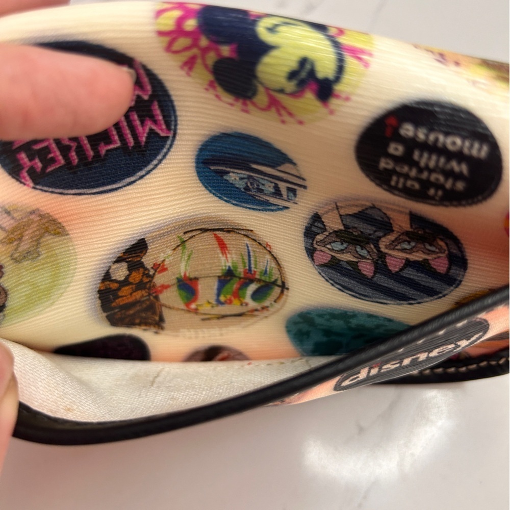 Dooney & Bourke Vintage Disney Flap Wristlet, Collectors Item, RARE- Like New! - Picture 5 of 16